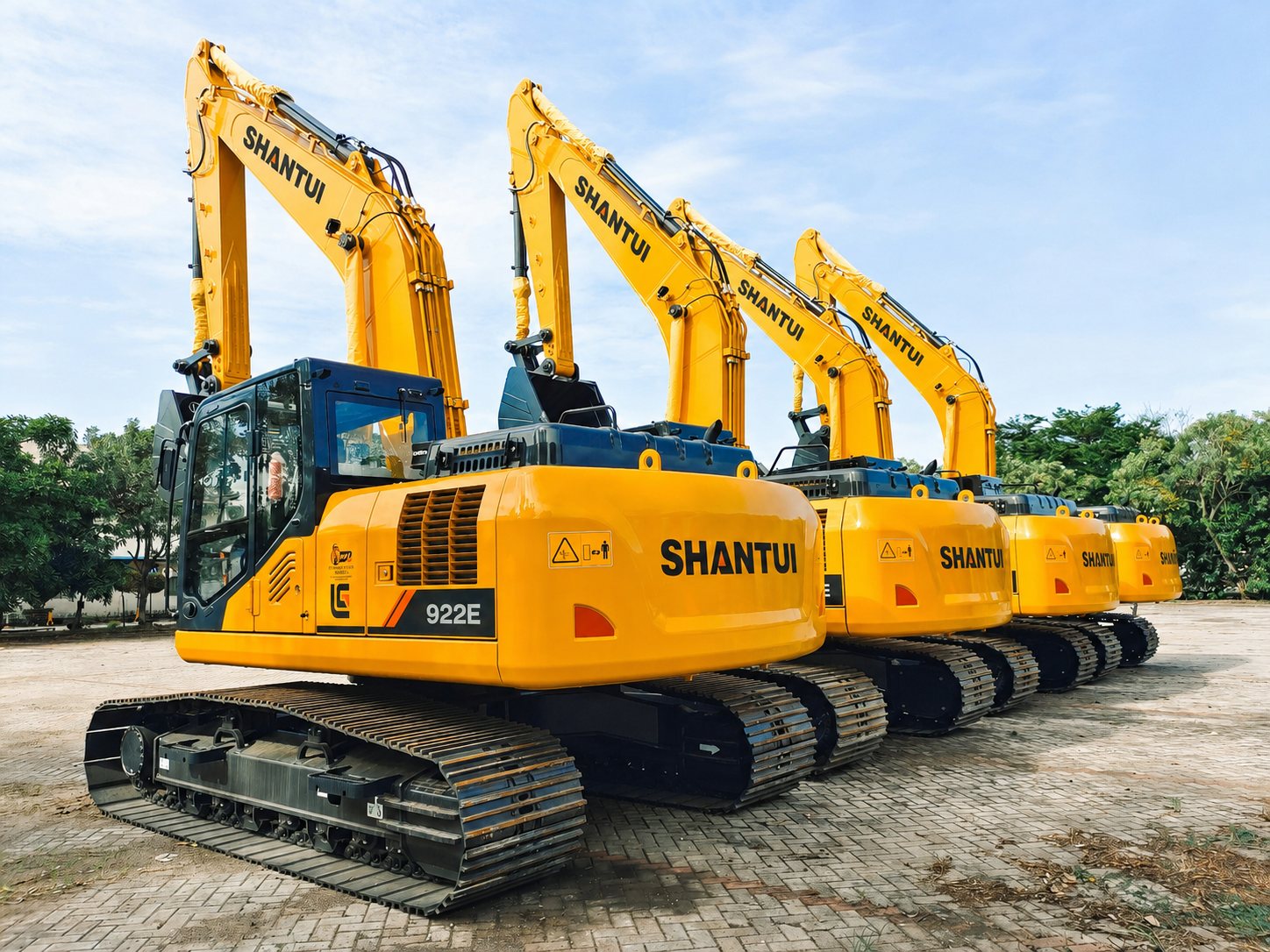 Heavy equipment in operation