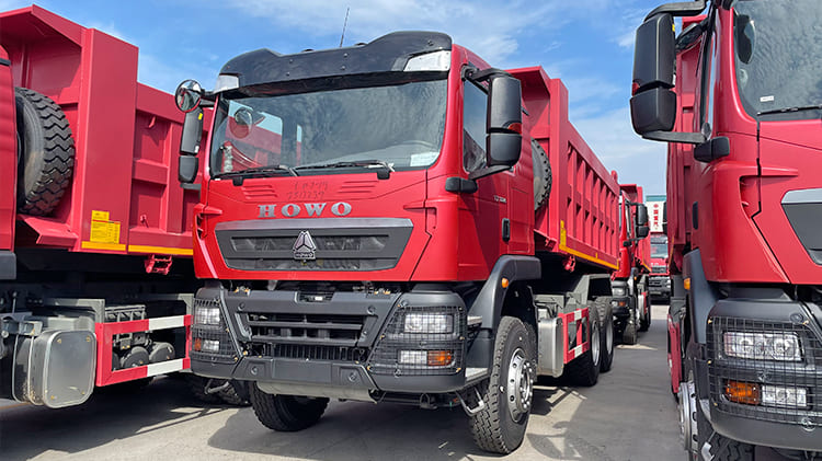 Heavy transport equipment in operation
